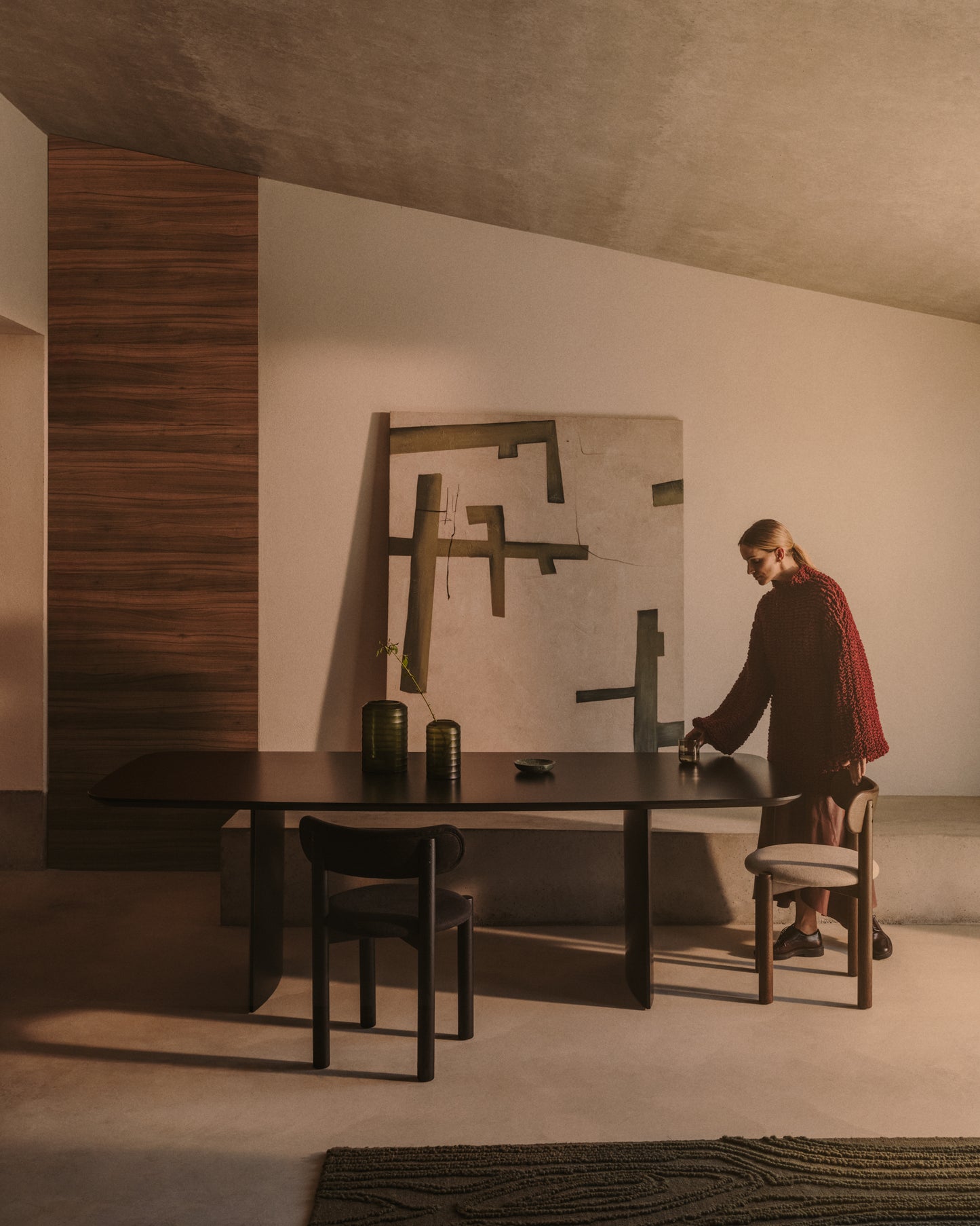 Kave Home Litto eettafel 200x100 cm Black