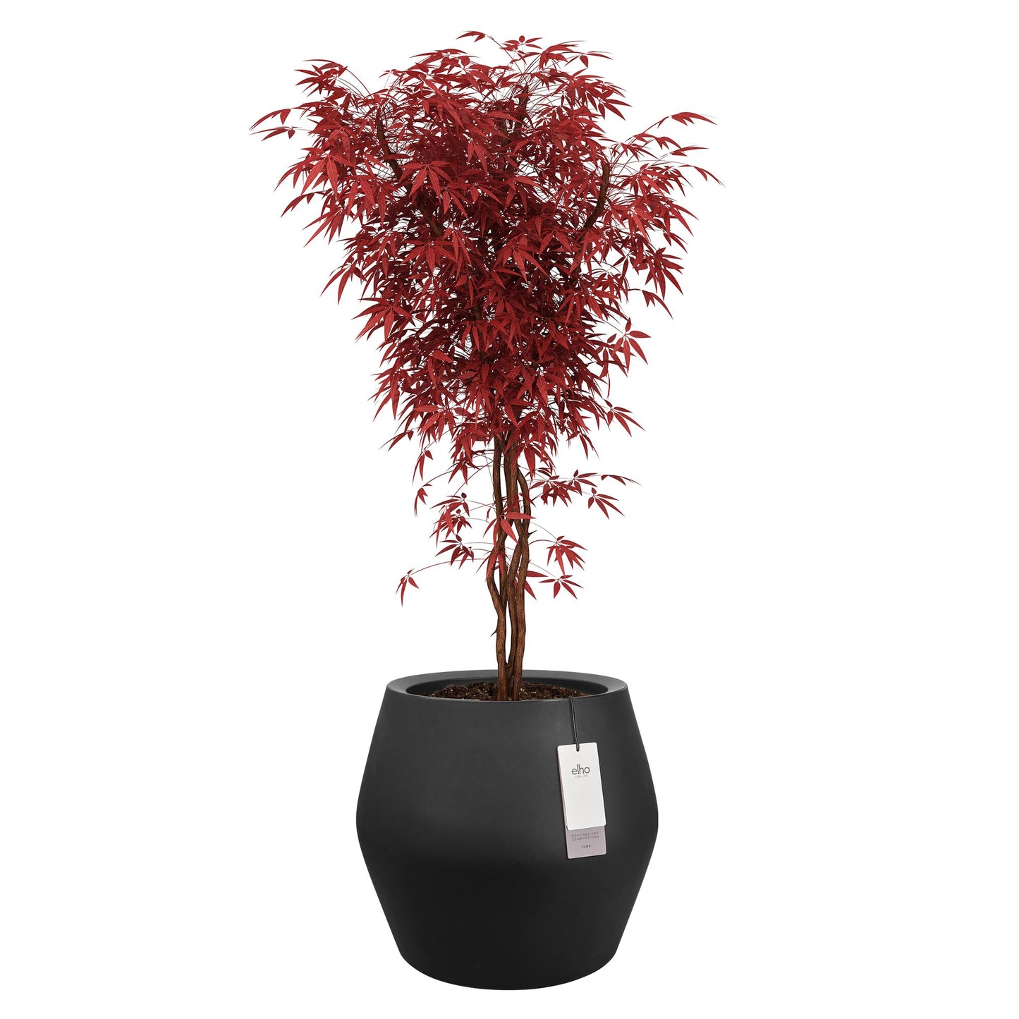 Elho June Split Low bloempot Ø46 cm Zwart