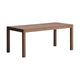 Kave Home Narevi eettafel uitschuifbaar rechthoek 210x100 cm Dark brown