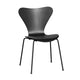 Fritz Hansen Series 7 Vlinderstoel black ash coloured Black