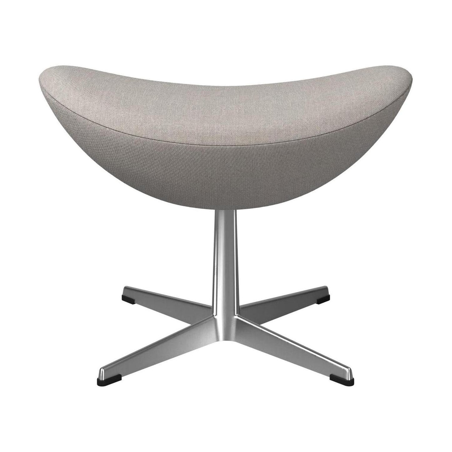 Fritz Hansen Egg hocker Re-Wool 0128 poot aluminium
