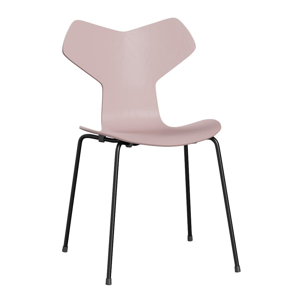 Fritz Hansen Grand Prix eetkamerstoel black ash coloured Pale Rose