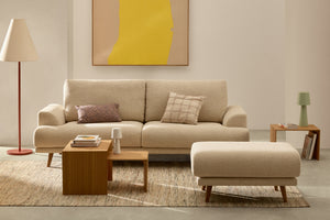 Kave Home Litto bijzettafel set van 3 Naturel
