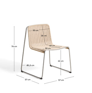 Kave Home Tavari eetkamerstoel Beige