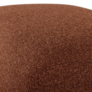 WOOOD Mojo Base poef bouclé Roestbruin