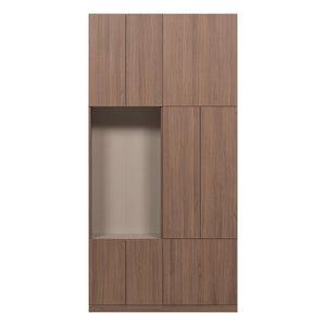 WOOOD Build wandkast combinatie 108 cm Bruin
