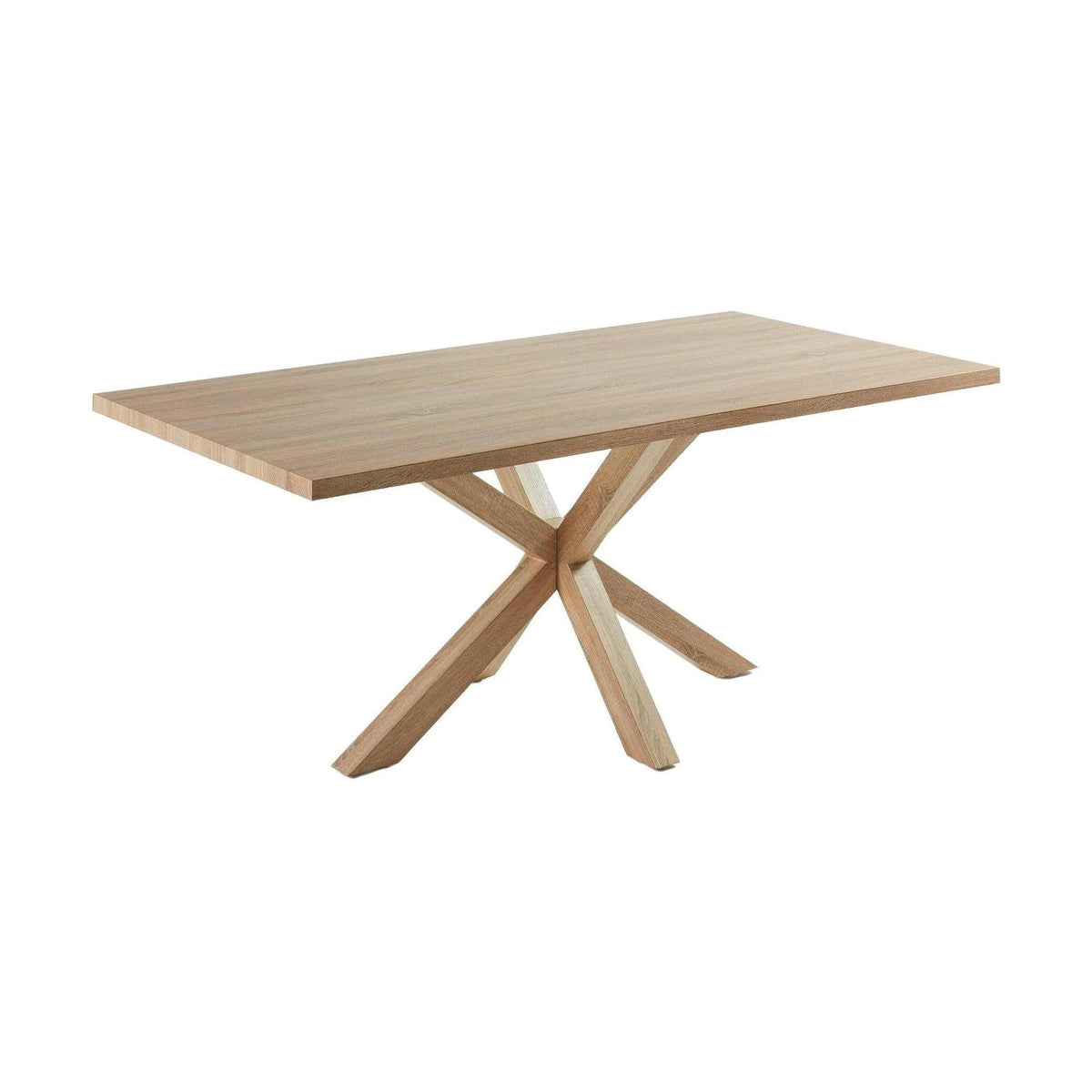 Kave Home Argo eettafel rechthoek 200x100 cm Natural/Natural