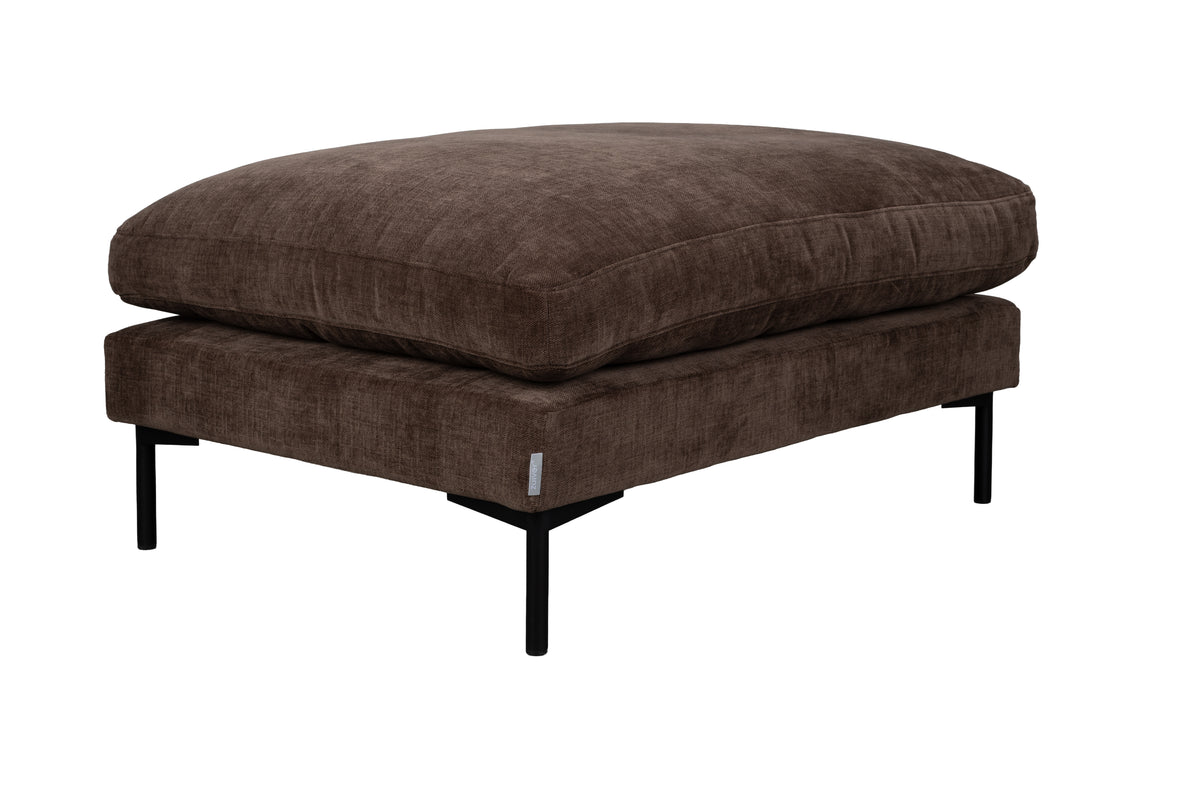 Zuiver Summer hocker Donkerbruin