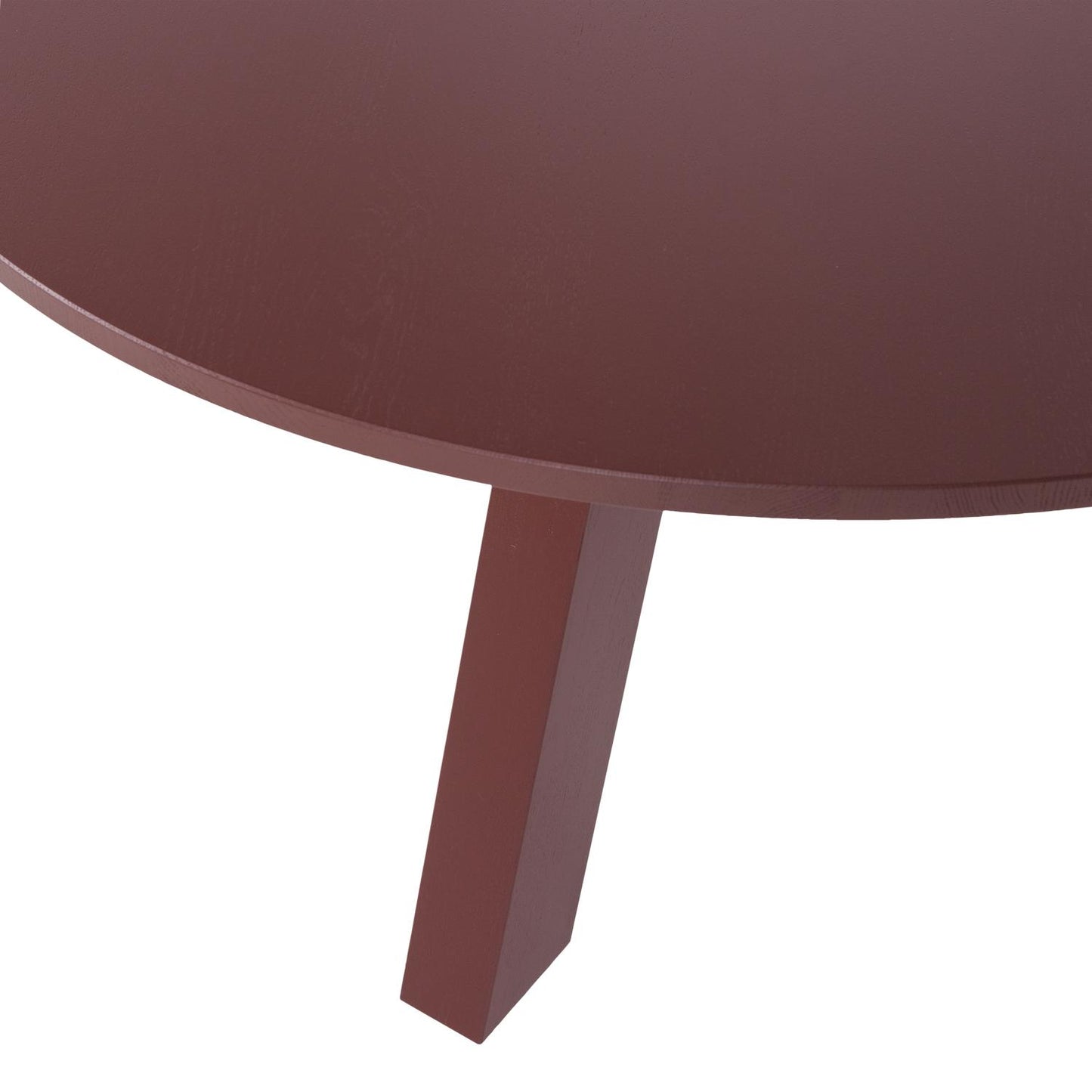 WOOOD Rhonda eettafel Ø120 cm Bordeauxrood