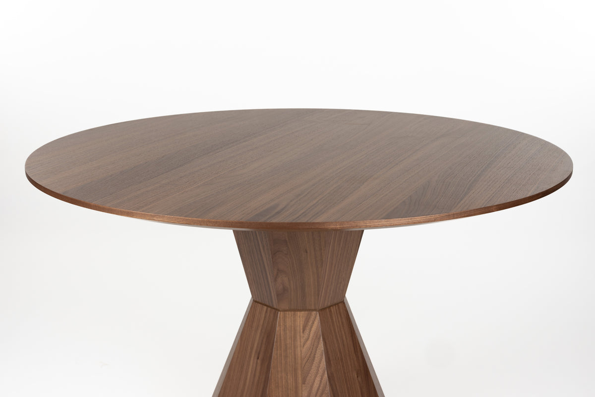Zuiver Lotus eettafel Ø120 cm Walnoot