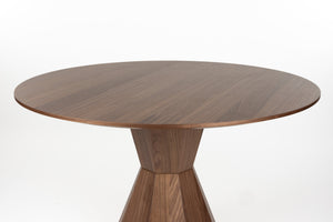Zuiver Lotus eettafel Ø120 cm Walnoot