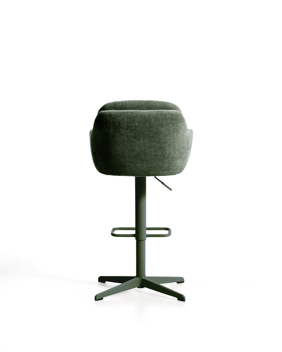 Kave Home Lexa verstelbare barkruk Green