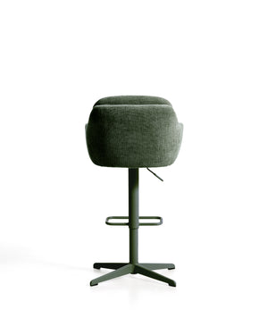 Kave Home Lexa verstelbare barkruk Green