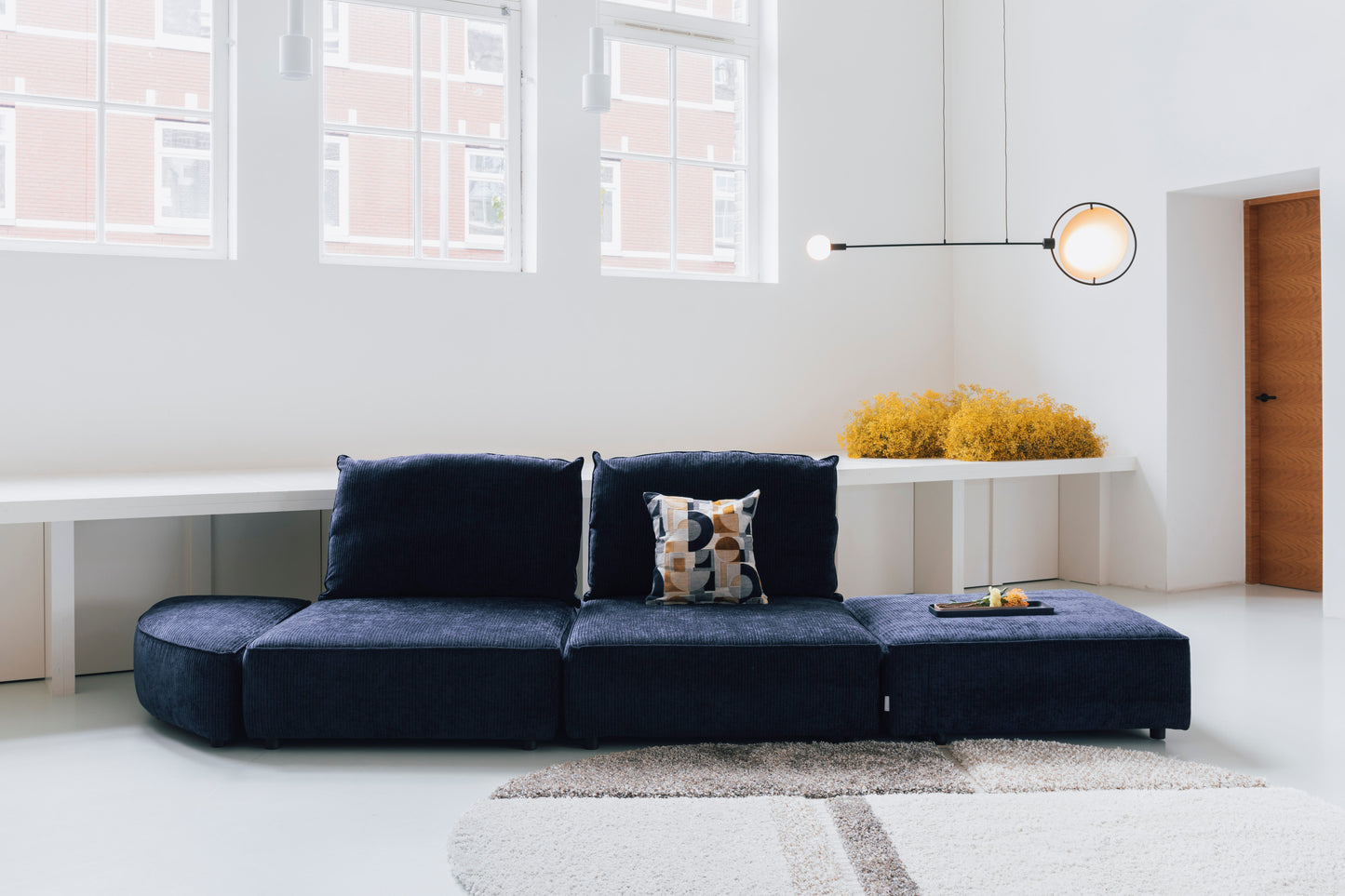 Zuiver Hunter hocker Navy Blue