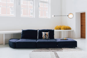 Zuiver Hunter hocker Navy Blue