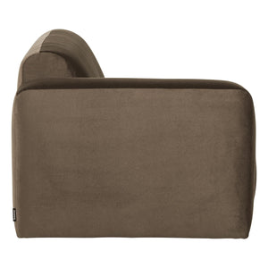 WOOOD Mojo Base 2-zits bank arm links velvet Taupe