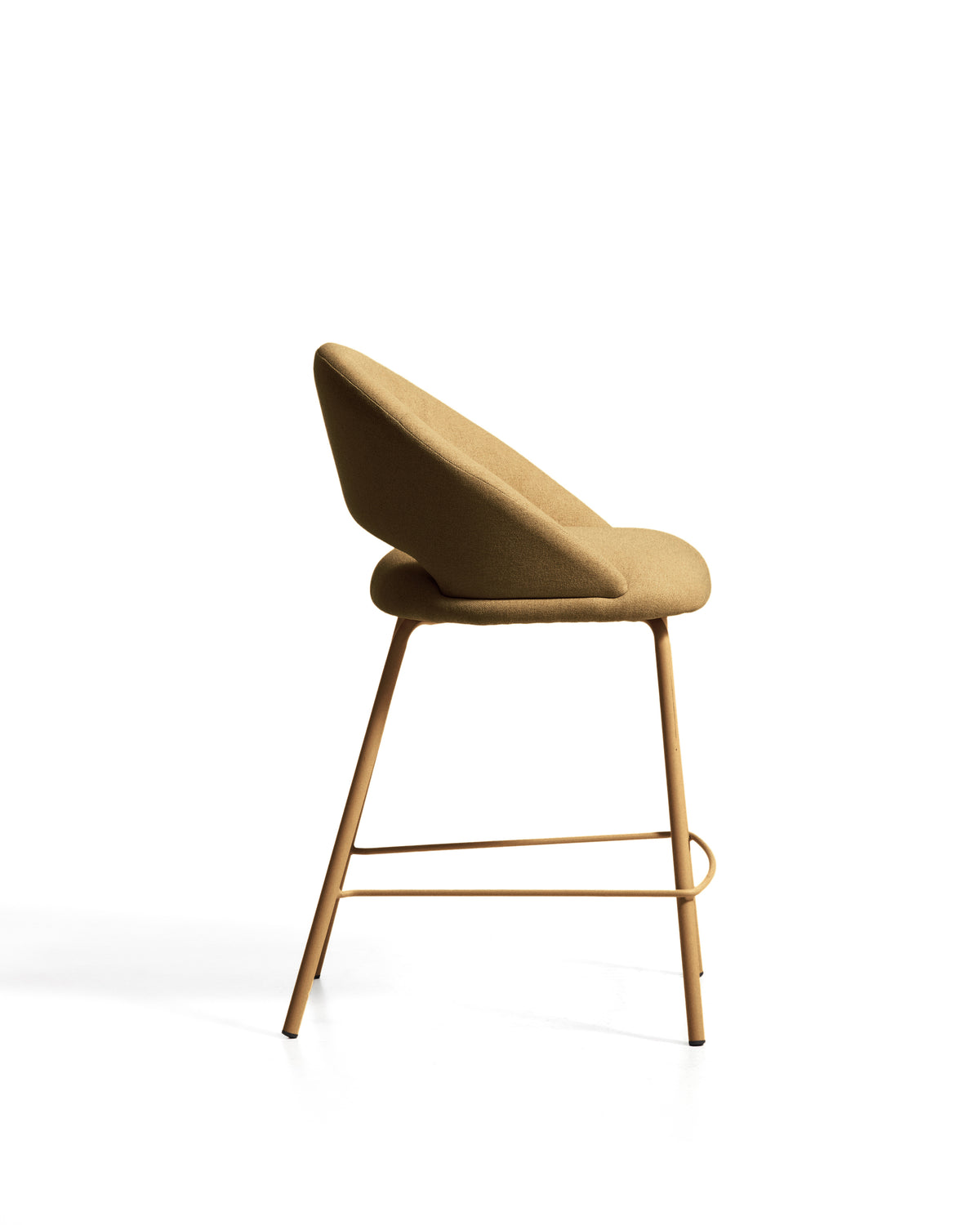 Kave Home Bonali barkruk H65 chenille Mustard