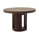 Kave Home Artis eettafel uitschuifbaar rond Ø120 cm Dark brown