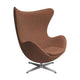 Fritz Hansen Egg Chair fauteuil Re-Wool 0568 poot aluminium
