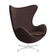 Fritz Hansen Egg Chair fauteuil Christianshavn 1135 poot aluminium