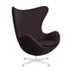 Fritz Hansen Egg Chair fauteuil Christianshavn 1142 poot aluminium