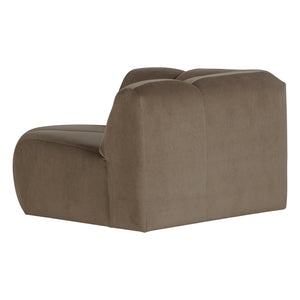 WOOOD Mojo bank hoekelement recht velvet Taupe