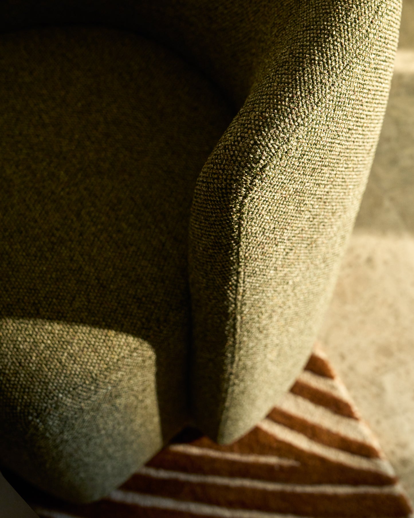 Kave Home Corvena eetkamerstoel chenille Green