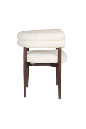 Dutchbone Sela eetkamerstoel off white