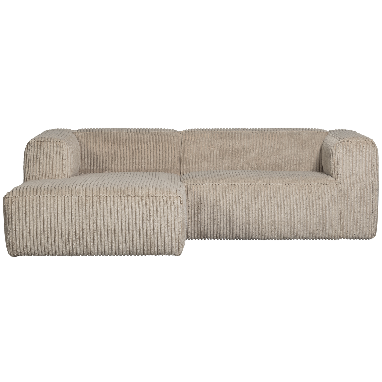WOOOD Bean chaise longue bank links Ribstof Travertin