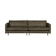 WOOOD Rodeo Classic 3-zits bank eco-leer Army