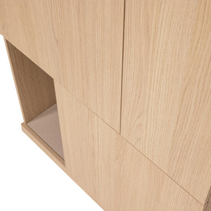 WOOOD Build opbergkast 80 cm Naturel