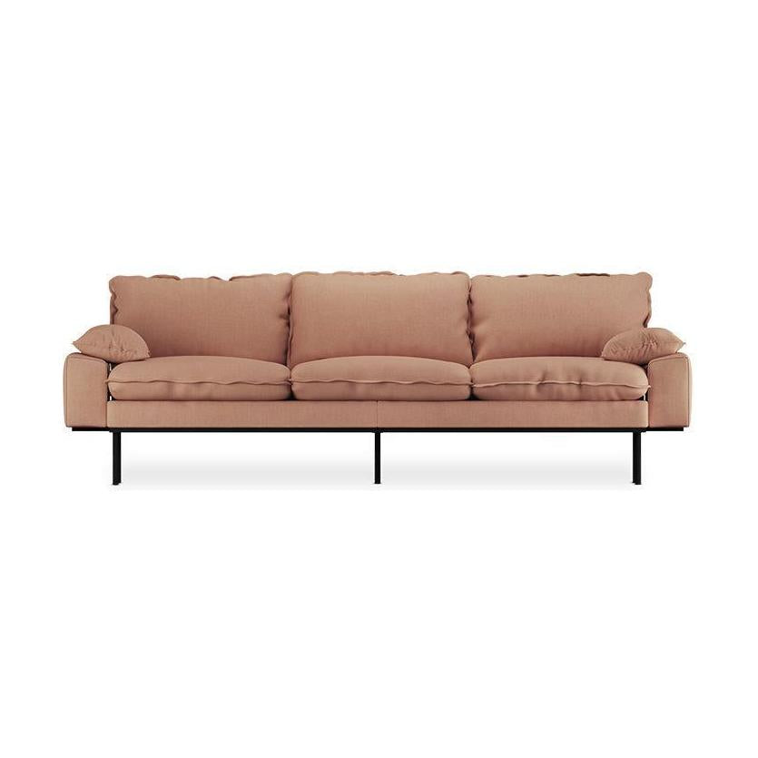 HKliving Retro 4-zitsbank Linen Dusty Rose