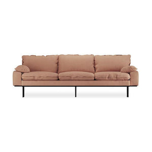HKliving Retro 4-zitsbank Linen Dusty Rose
