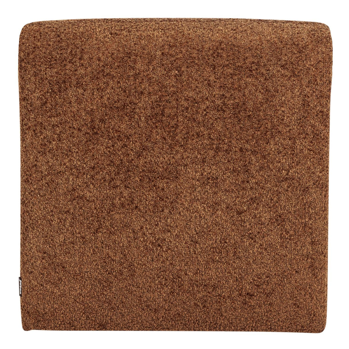 WOOOD Mojo Base eetkamerbank 84 cm met rugleuning wollig Roestbruin