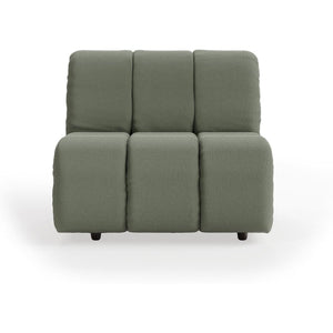 HKliving Wave bank middle Linen Army Green
