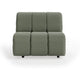 HKliving Wave bank middle Linen Army Green