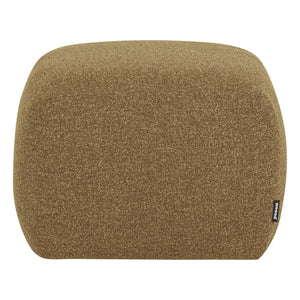 WOOOD Mojo Base poef bouclé Geel/Bruin