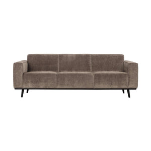 WOOOD Statement 3-zits bank Ribstof Taupe