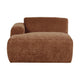 WOOOD Mojo Base chaise longue bank arm links wollig Roestbruin