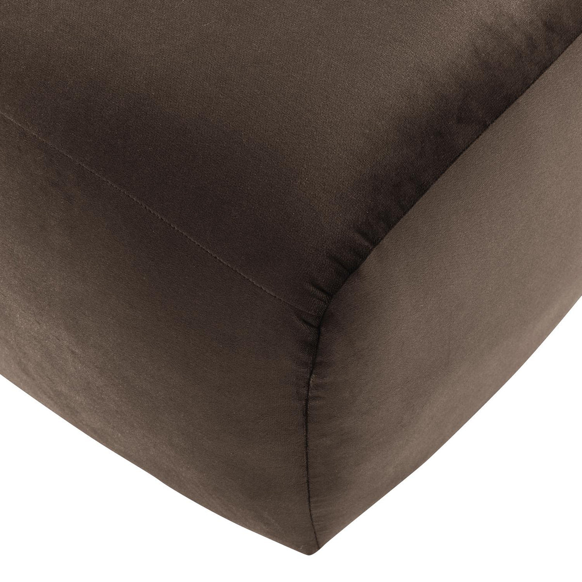 WOOOD Mojo Base poef velvet Bruin