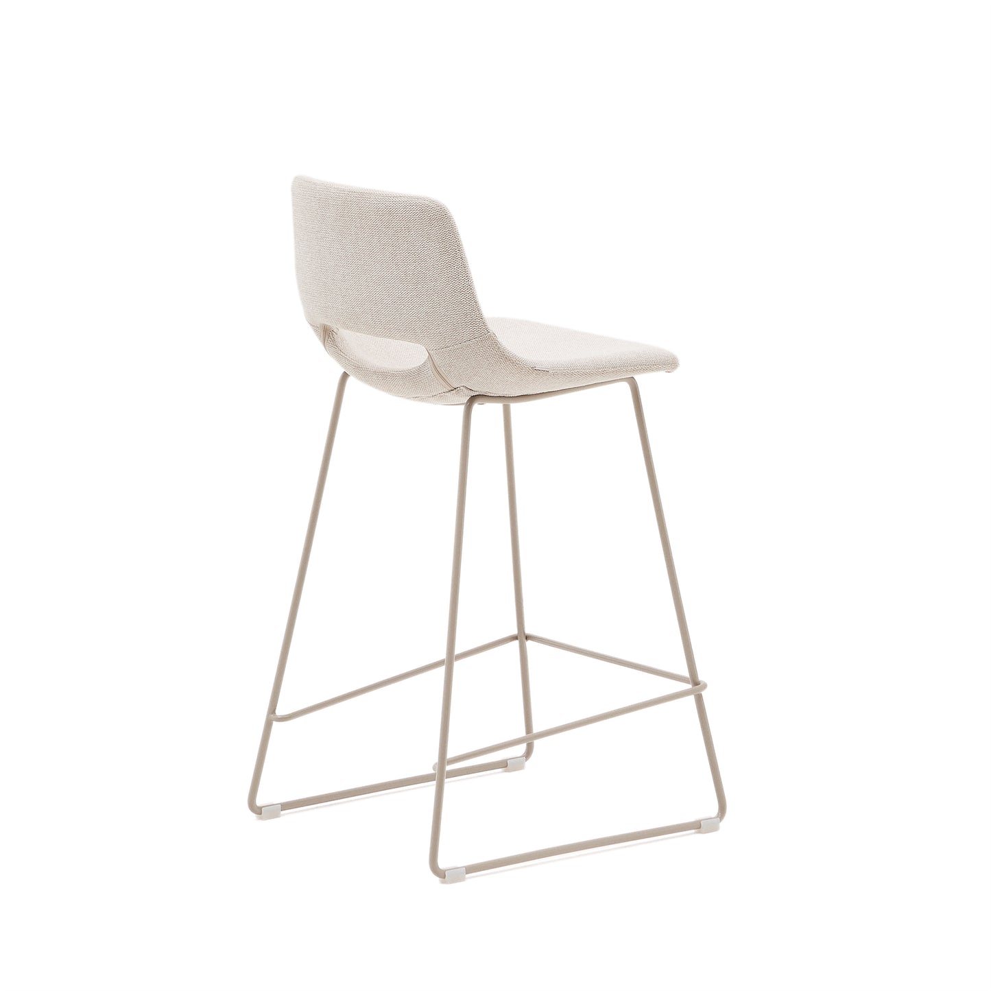 Kave Home Zahara barkruk H65 chenille Beige