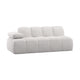 WOOOD Mojo 2-zits bank arm links bouclé Ecru Melange