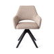 Jesper Home Yanai eetkamerstoel Biscuit Beach revolve oak black