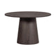 WOOOD Maan eettafel rond Ø120 cm Donkerbruin