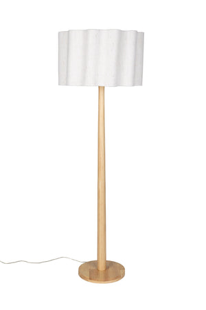 Dutchbone Scallop vloerlamp Naturel
