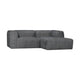 WOOOD Bean chaise longue bank rechts Grove Melange Terrazzo