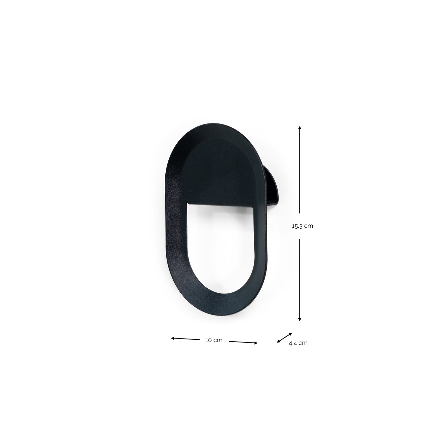 Spinder Design Coucou wandhaak Zwart