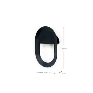 Spinder Design Coucou wandhaak Zwart