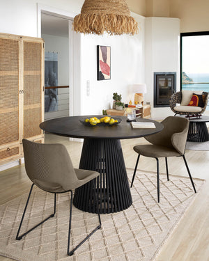 Kave Home Jeanette eettafel Ø120 cm Black