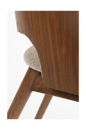 Dutchbone Velore eetkamerstoel Beige